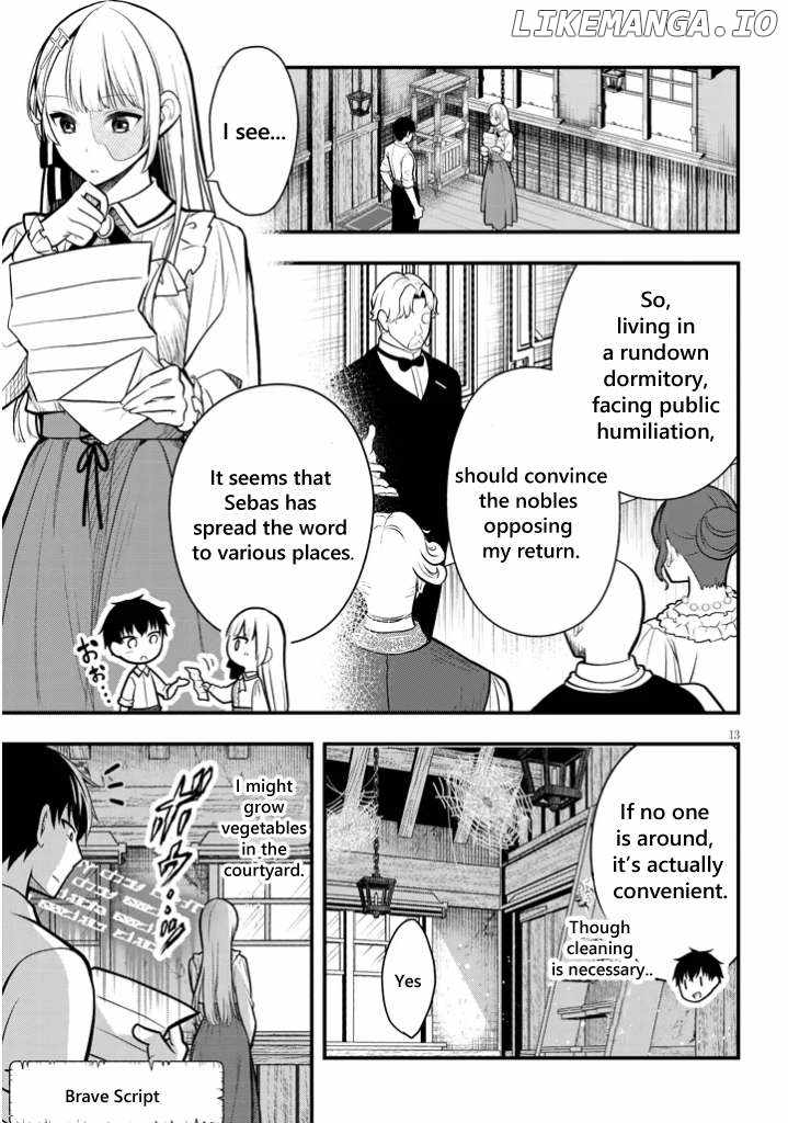 Henkyo Mob Kizoku no Uchi ni Totsuidekita Akuyaku Reijo ga, Mechakucha Dekiru Yoi Yome nanda ga? Chapter 4 13